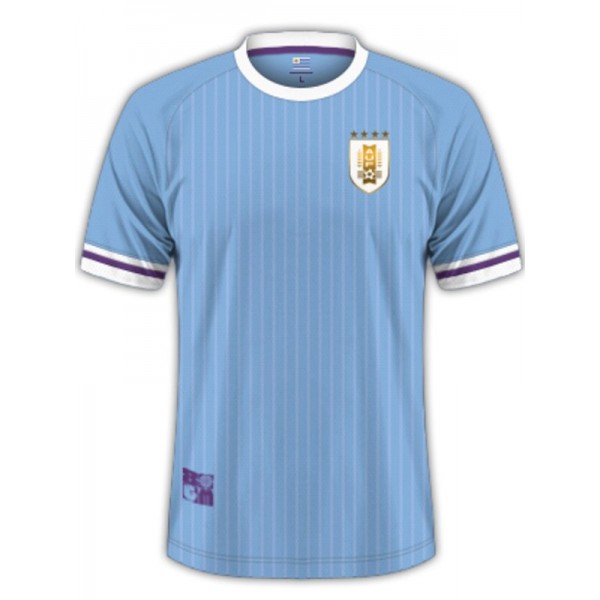 Uruguay maglia da casa uniforme da calcio prima maglia da calcio per abbigliamento sportivo da uomo 2024 Copa America